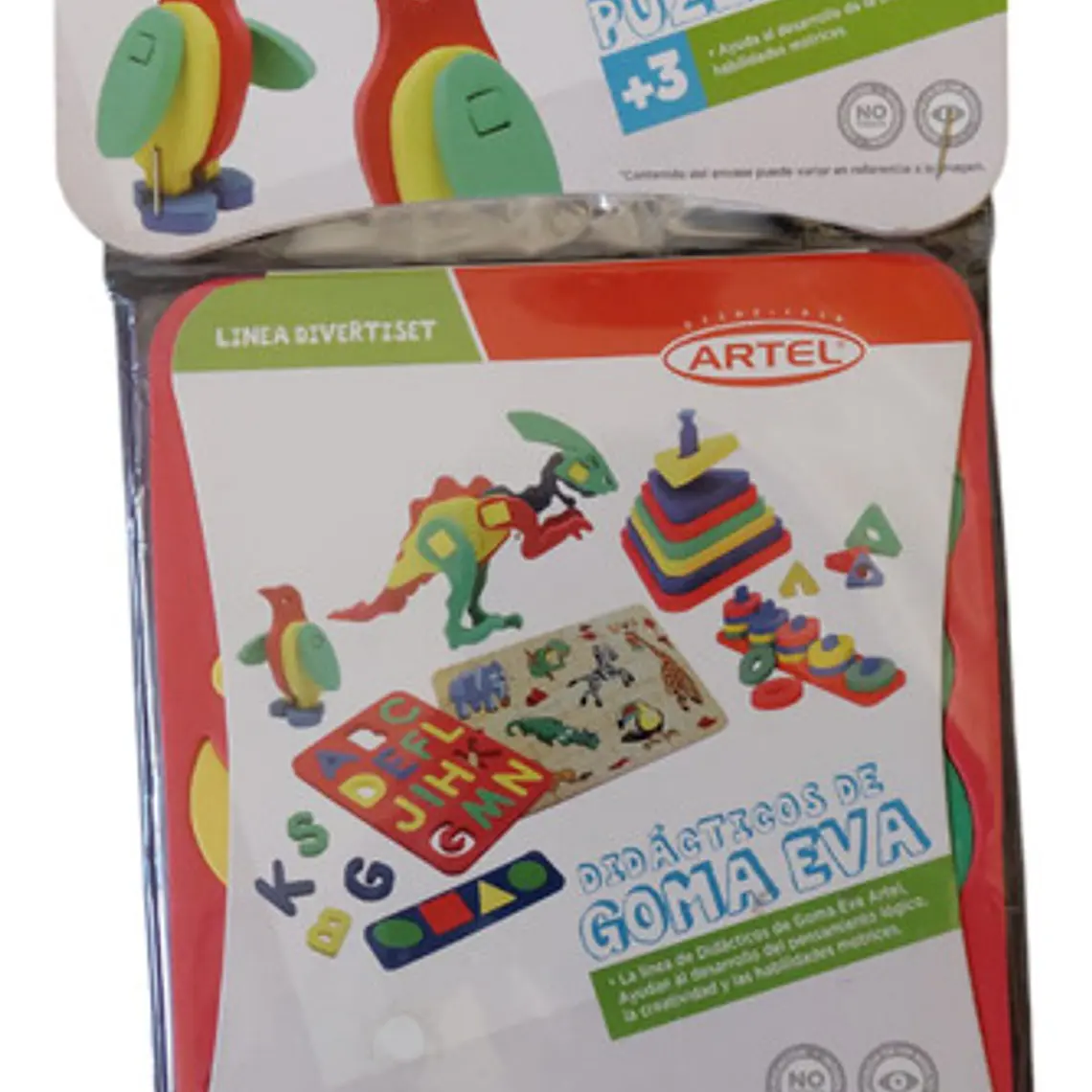Puzzle 3d Goma Eva  Diseños Surtidos Artel 1