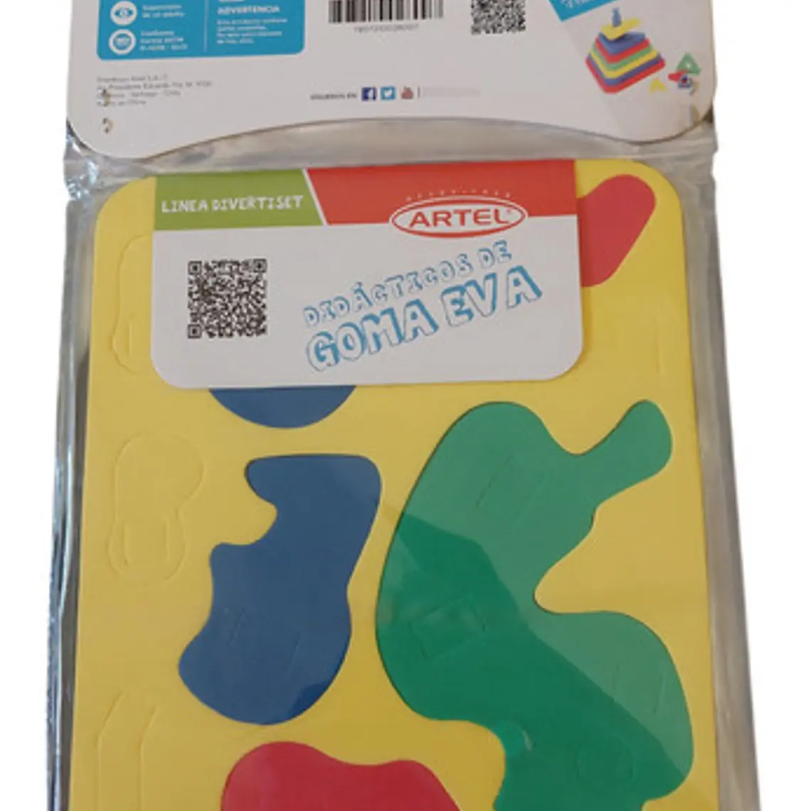 Puzzle 3d Goma Eva  Diseños Surtidos Artel 4