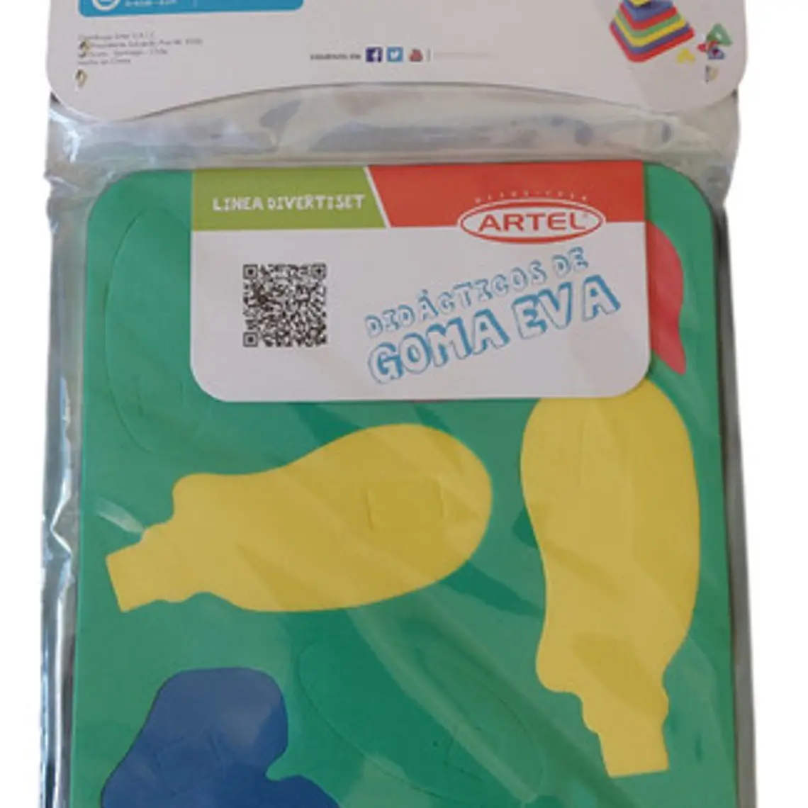 Puzzle 3d Goma Eva  Diseños Surtidos Artel 7