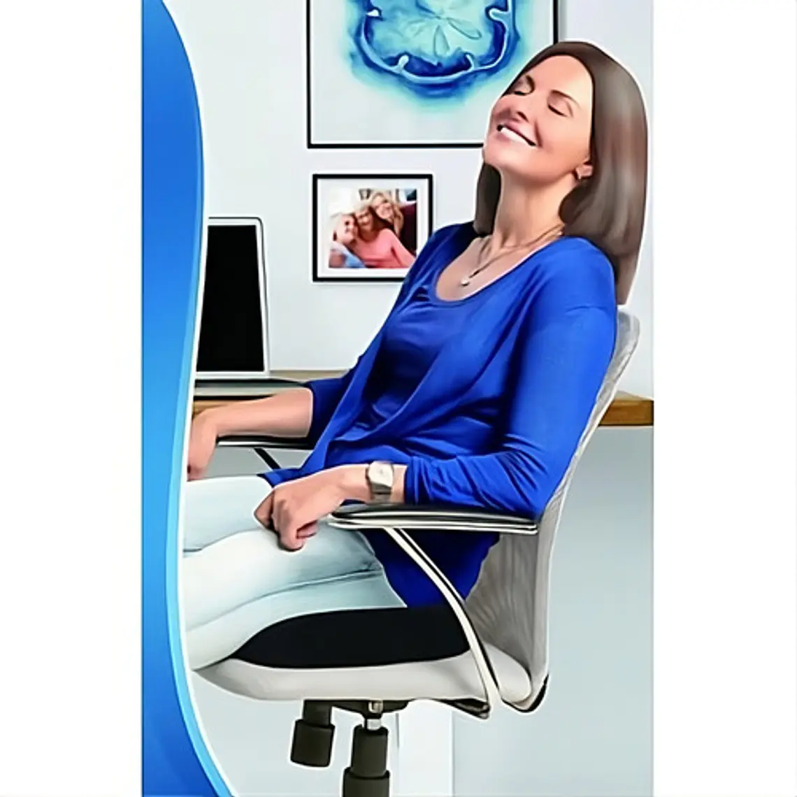 Cojín De Asiento Ergonómico Memory Foam  Artel 2