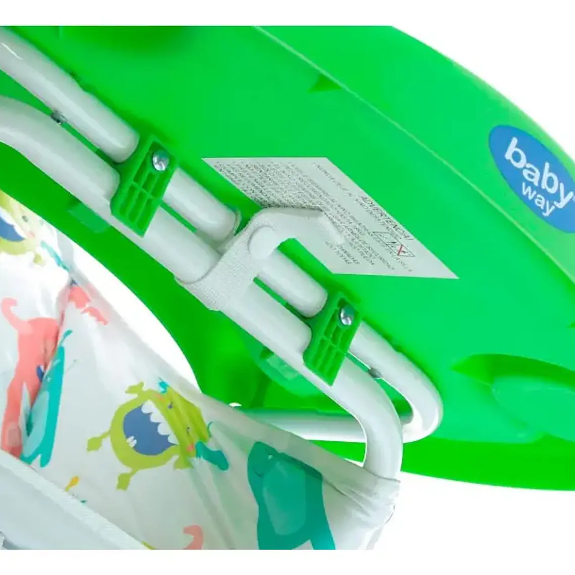 Silla De Comer Para Bebé Verde Plegable Baby Way 2