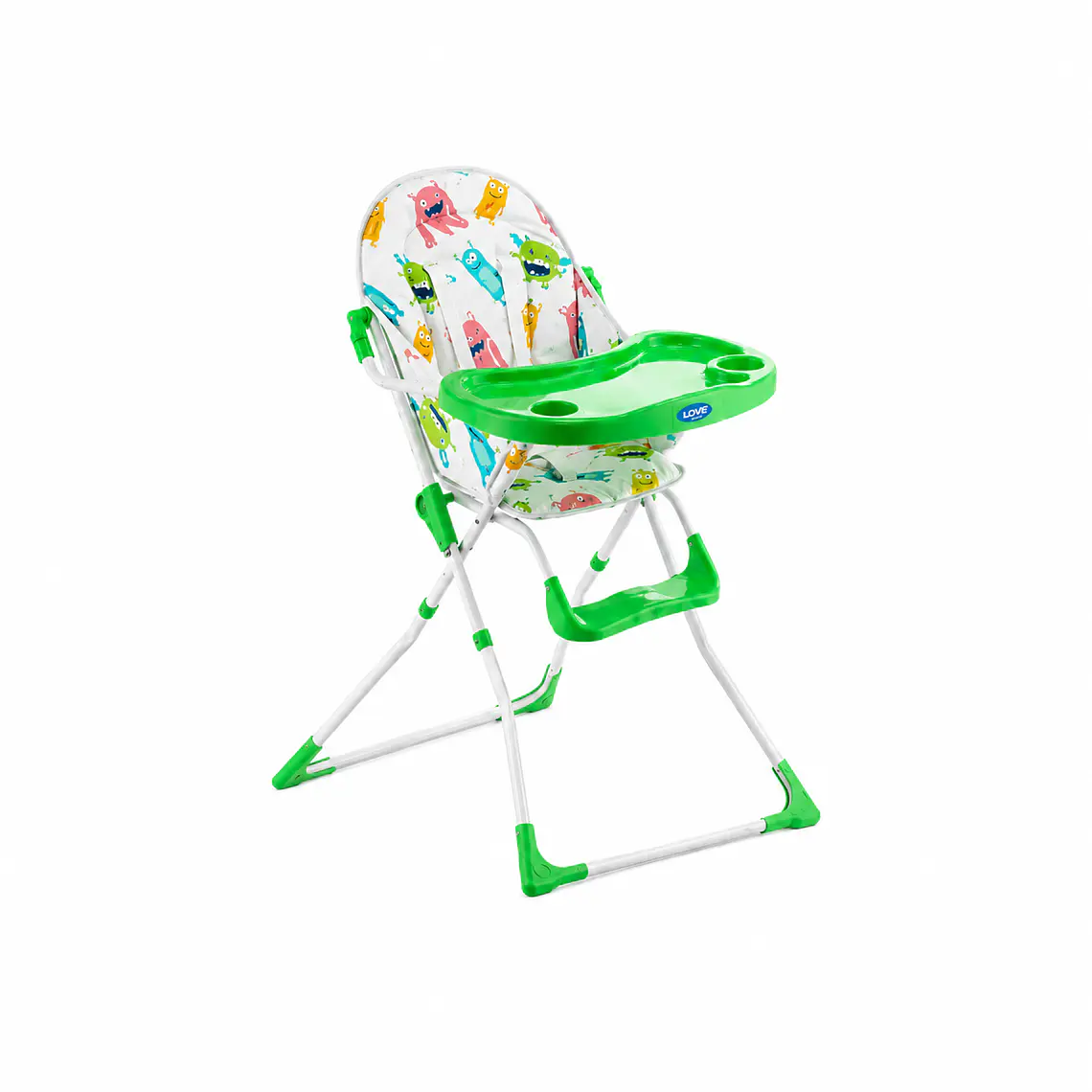 Silla De Comer Para Bebé Verde Plegable Baby Way 1