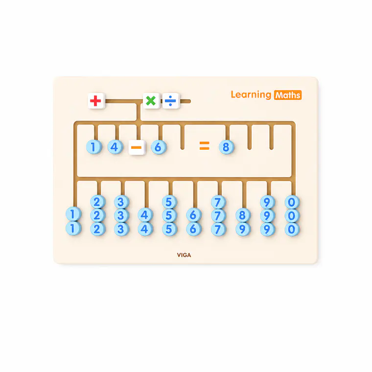 Tablero De Pared Aprendiendo Matemáticas Viga Toys 1