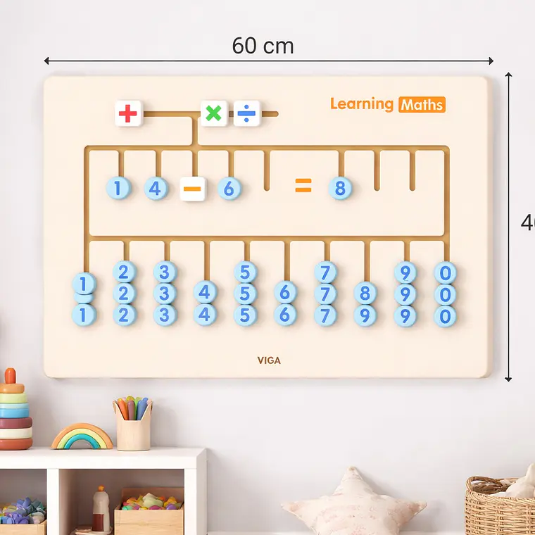 Tablero De Pared Aprendiendo Matemáticas Viga Toys 2