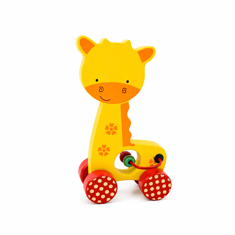 Rodado Jirafa De Madera Baby Way 1
