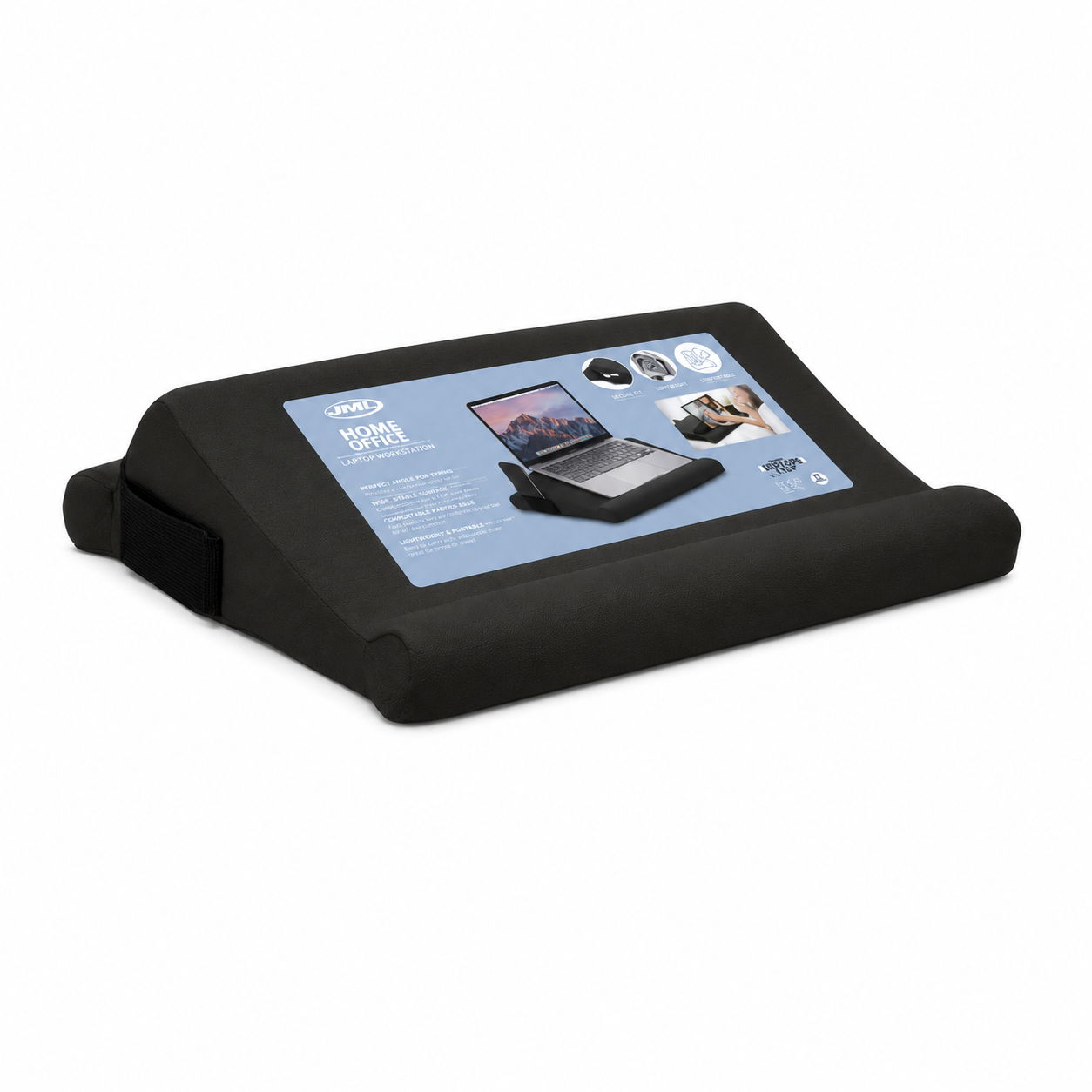 Soporte Acolchado Para Notebook Tablet Artel Negro Ergonómico
