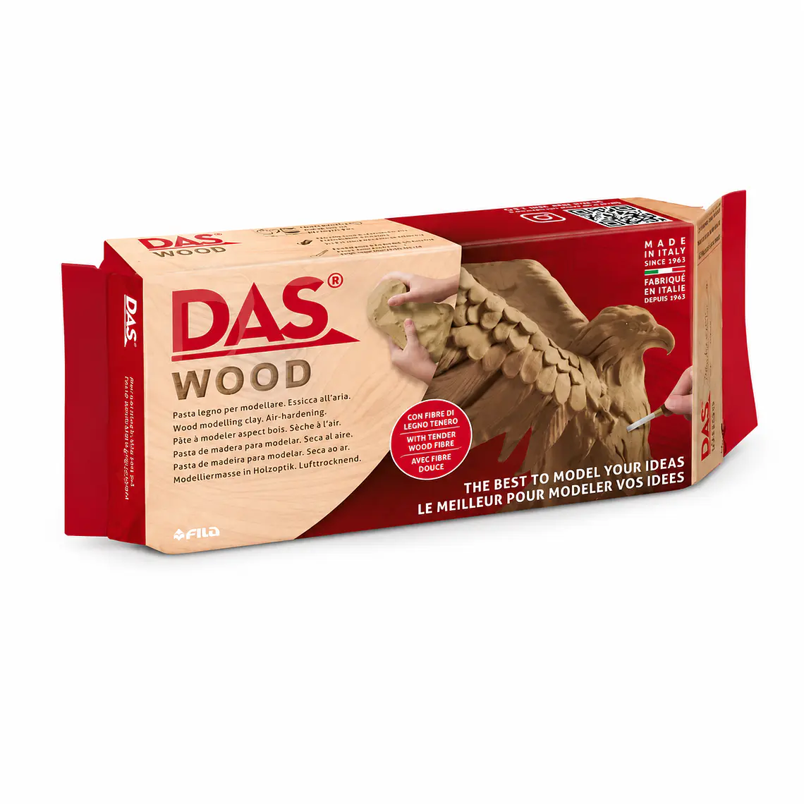 Pasta Para Modelar Das Wood 700g Arcilla De Madera 1