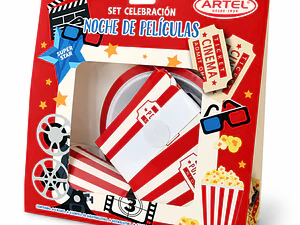 Set Celebración Noche De Películas Artel