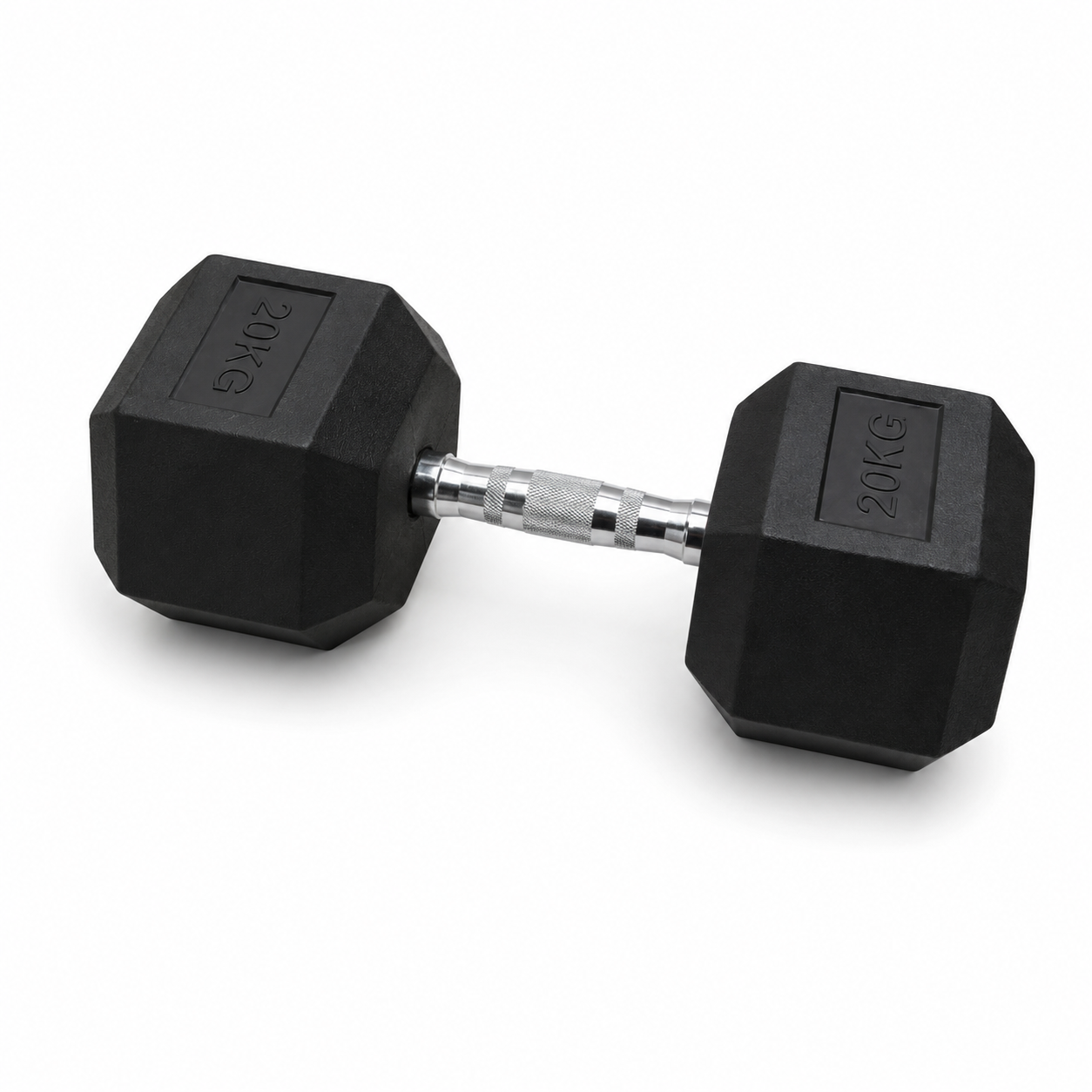 Mancuerna Hexagonal De Caucho Unidad 20 Kg