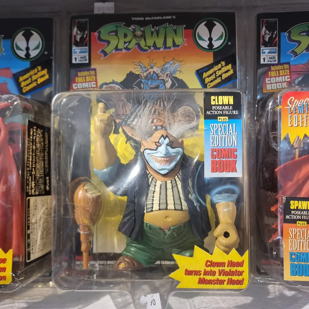 Spawn Series 1 Clown (Clown Head) Action Figure
