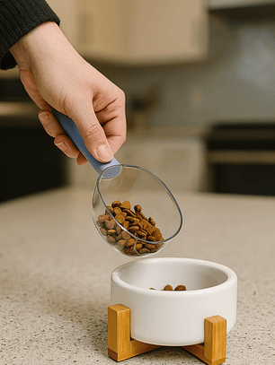 Cuchara medidora de alimento