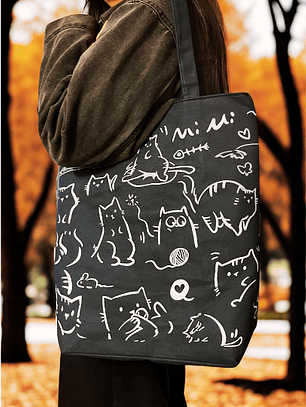 bolso temática gatos 