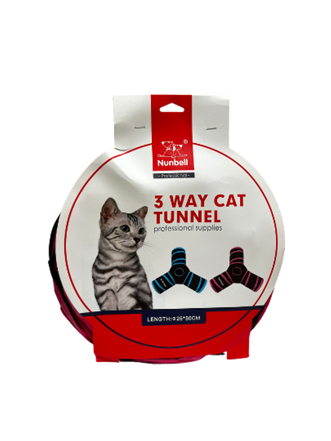 Túnel para gatos 3 entradas  1