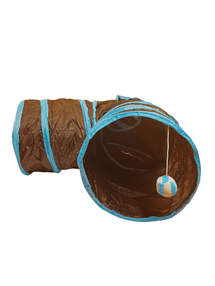 Túnel para gatos 3 entradas 