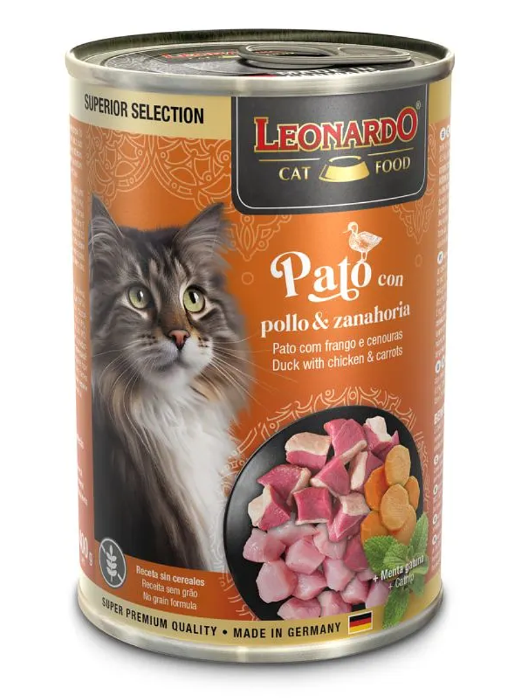 SUPERIOR SELECTION PATO CON POLLO Y ZANAHORIA  400 g 1