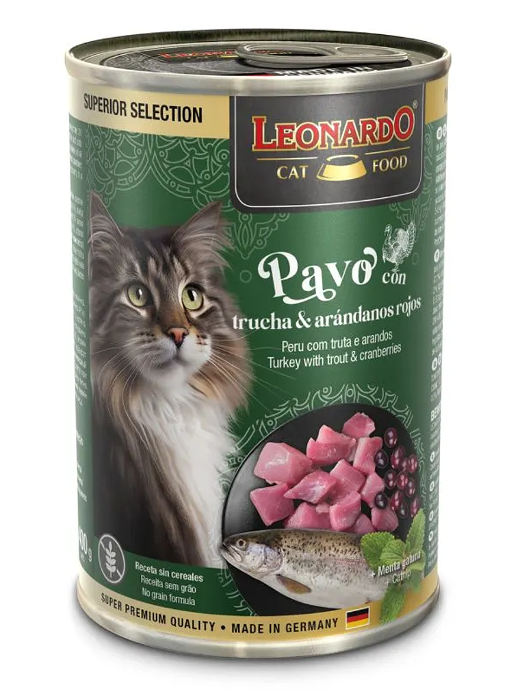 SUPERIOR SELECTION PAVO CON TRUCHA Y ARANDANO 400 g 1