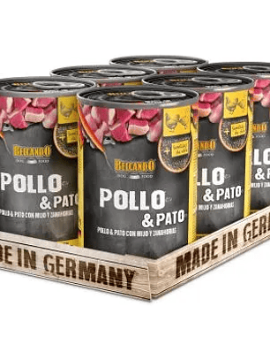 POLLO CON PATO, MIJO Y ZANAHORIA