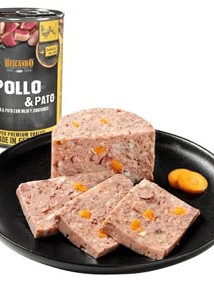 POLLO CON PATO, MIJO Y ZANAHORIA