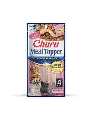 CHURU MEAL TOPPER CAT TUNA SALMON X4