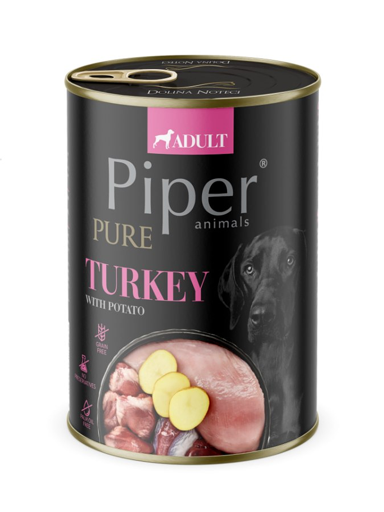 Piper dog pavo con papa 400gr 1