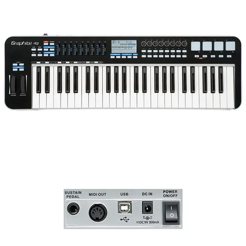 CONTROLADOR MIDI SAMSON GRAPHITE 49 1