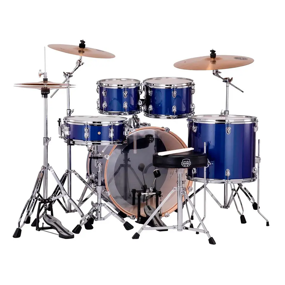BATERIA ACUSTICA MAPEX SERIE VENUS VE5295FTCVI - BLUE SKY SPARKLE 3