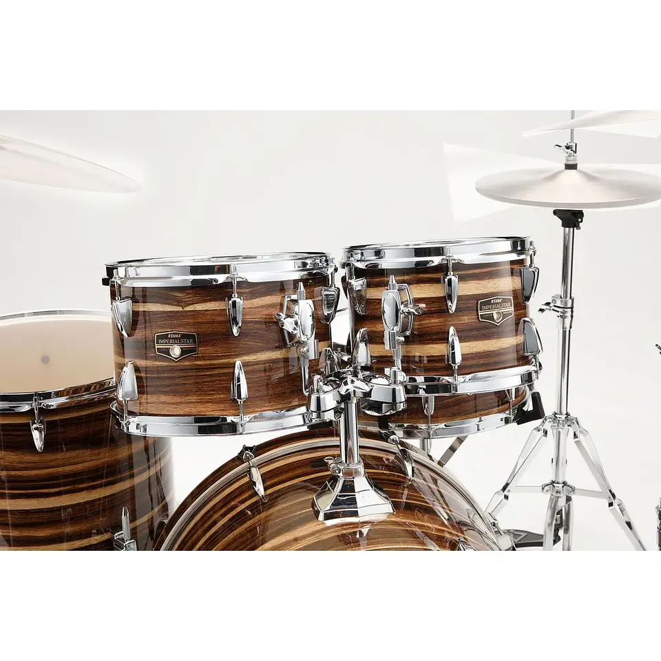 BATERIA ACUSTICA TAMA RHYTHM IMPERIALSTAR IP52H6W 5 PIEZAS - COFFEE TEAK WRAP 4