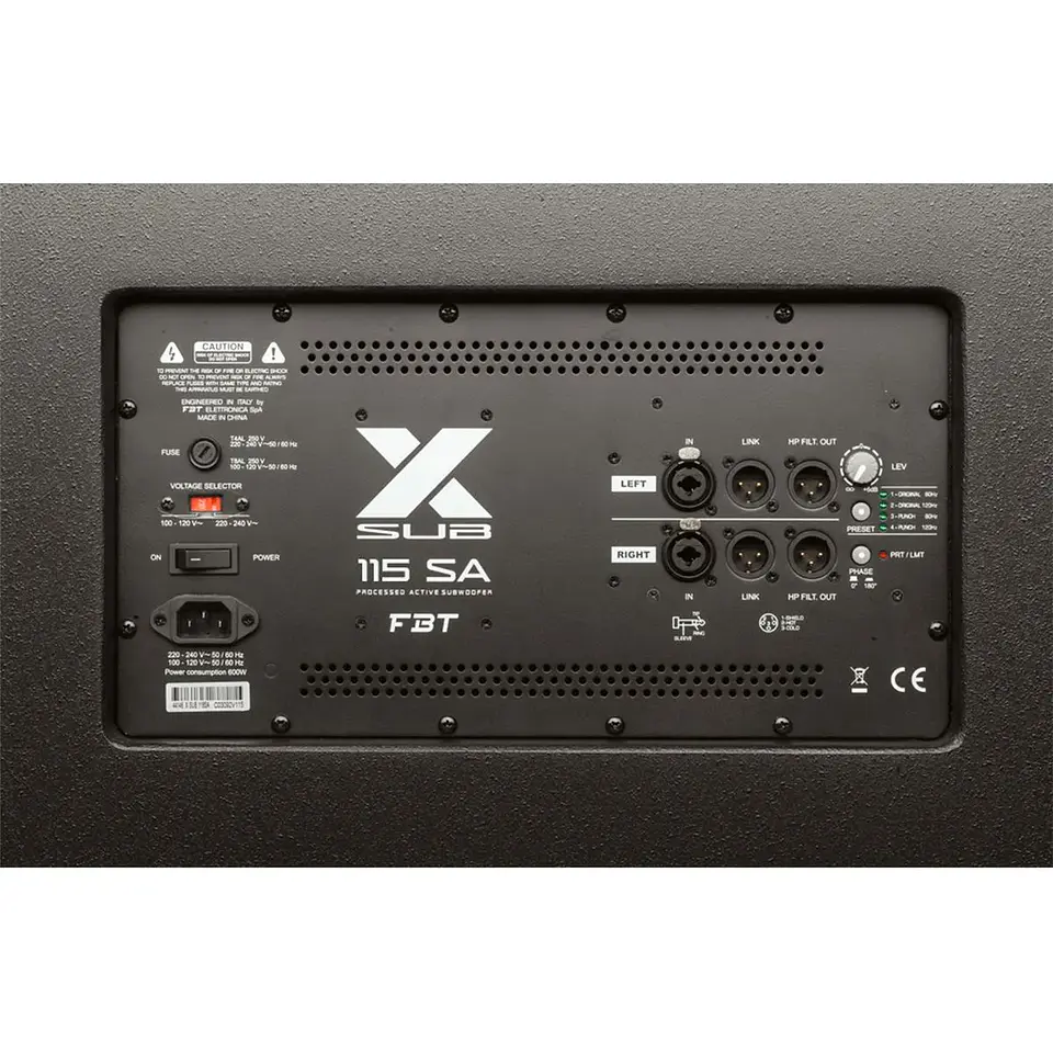 SUBWOOFER FBT X-SUB 115SA 3