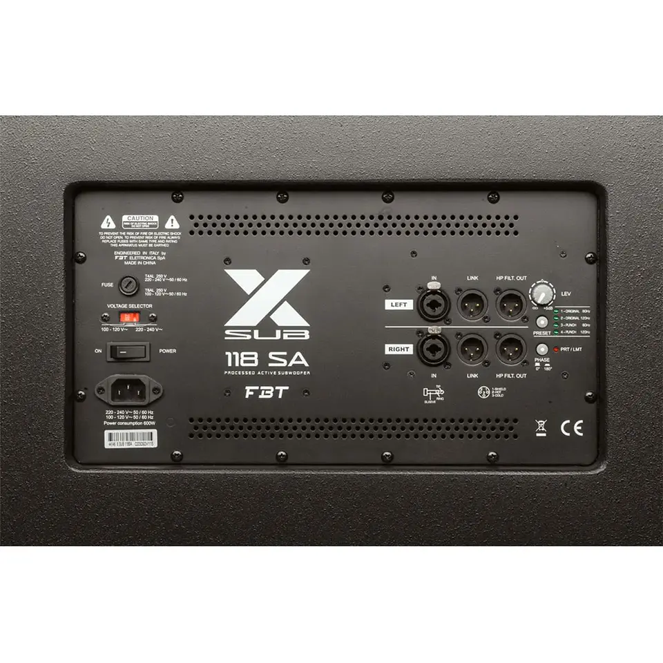 SUBWOOFER FBT X-SUB 118SA 3
