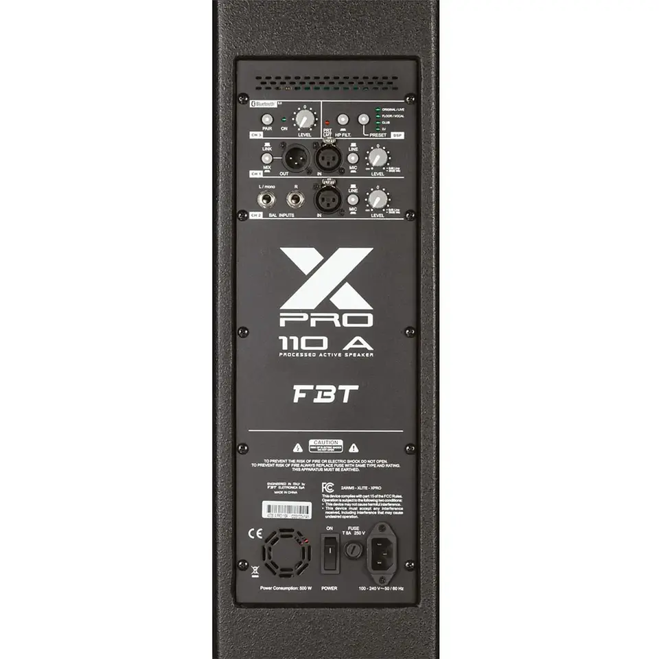 PARLANTE ACTIVO FBT X-PRO 110A DE 10 PULGADAS 3