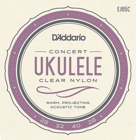 CUERDAS DE UKELELE CONCIERTO D'ADDARIO EJ65C
