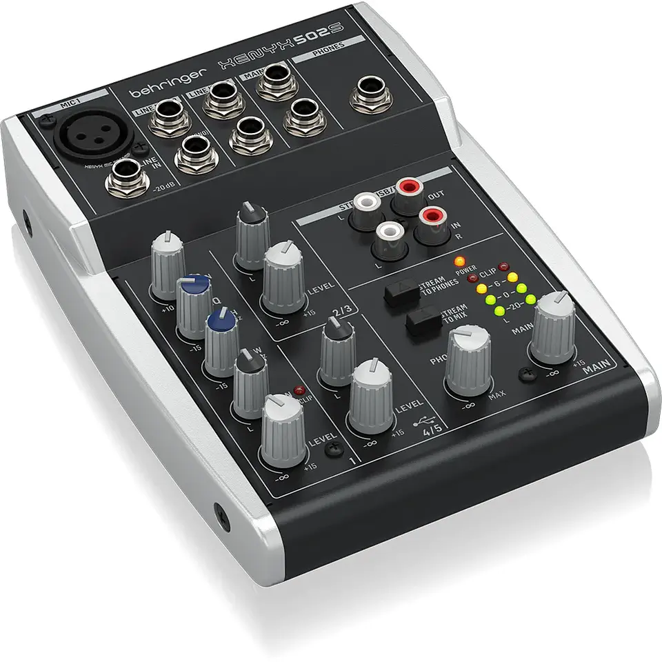 MIXER ANALOGO CON USB BEHRINGER XENYX 502S 3