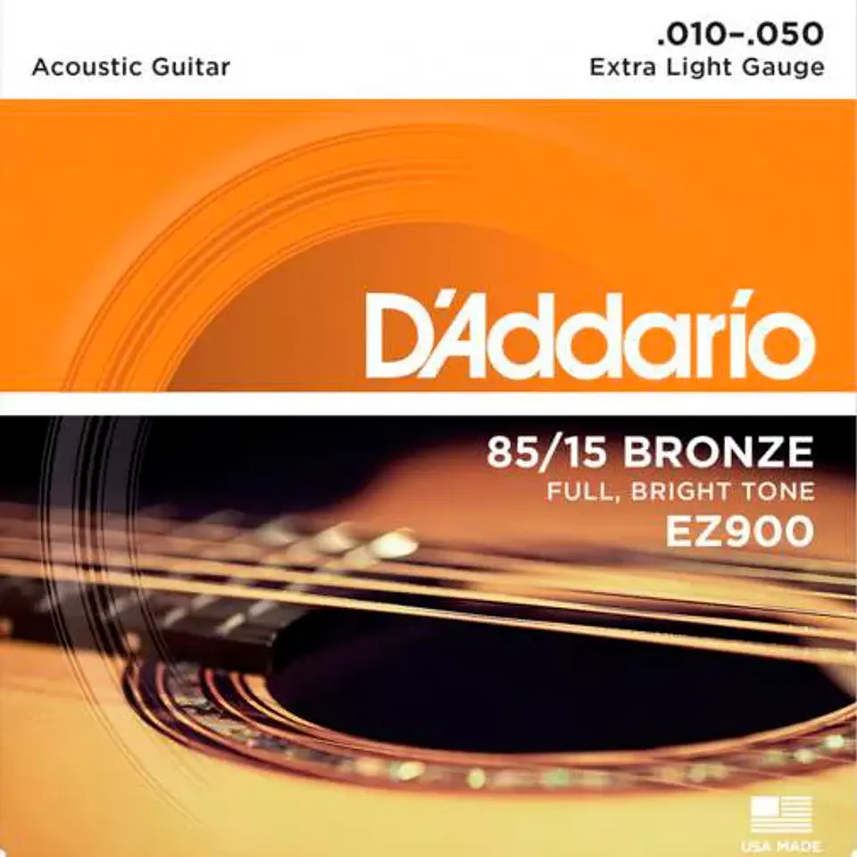 SET DE CUERDAS DADDARIO PARA GUITARRA FOLK EZ900 010-050 1