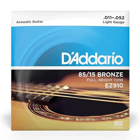 CUERDAS PARA GUITARRA ACUSTICA DADDARIO EZ910 11-52