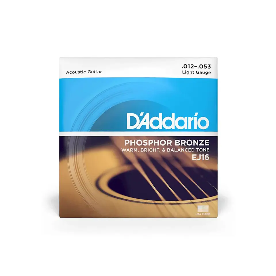 SET DE CUERDAS DE PHOSPHOR BRONZE D'ADDARIO EJ16 LIGHT 1