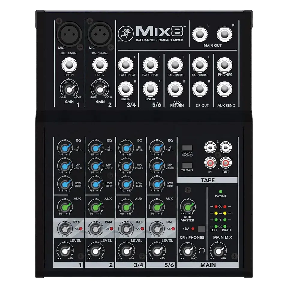 CONSOLA MACKIE MIX8 1