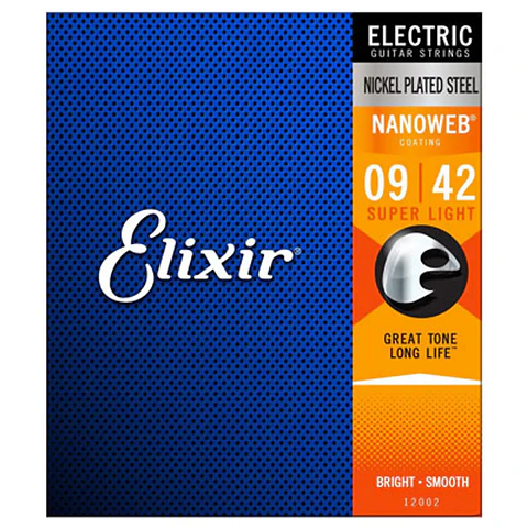 SET DE CUERDAS ELIXIR GUITARRA ELÉCTRICA 9-42 11002