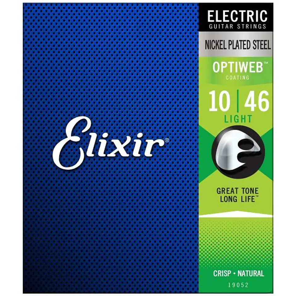 CUERDAS PARA GUITARRA ELÉCTRICA ELIXIR OPTIWEB LIGHT 10-46 1