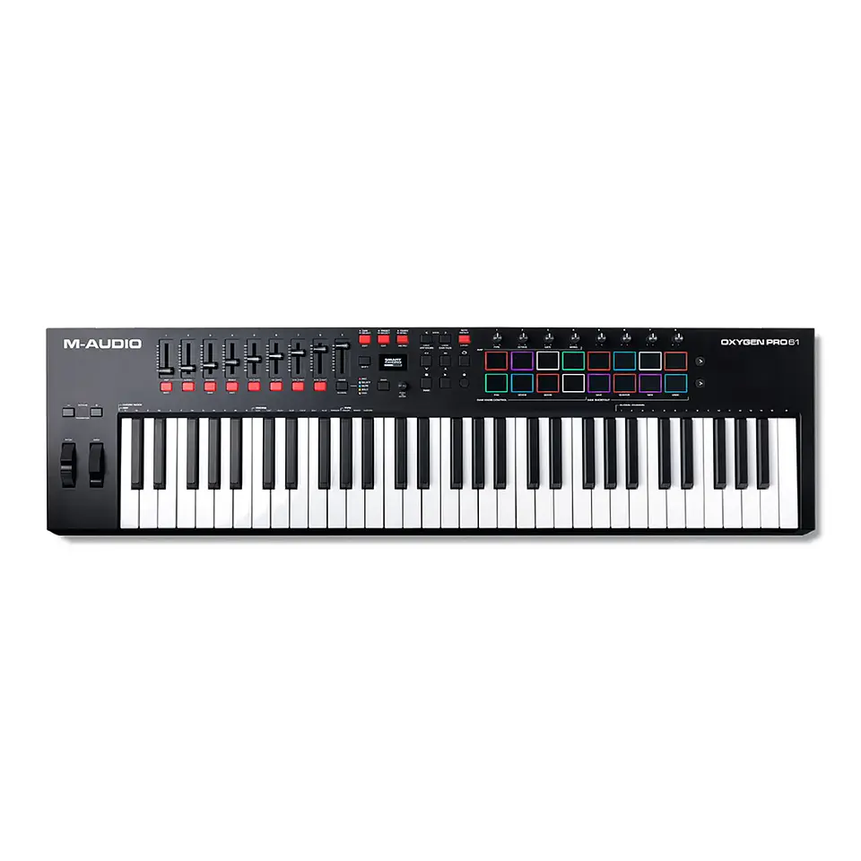 CONTROLADOR MIDI OXYGEN PRO 61 M-AUDIO 1