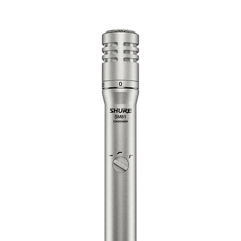 MICRÓFONO CONDENSADOR DE INSTRUMENTO SHURE SM81
