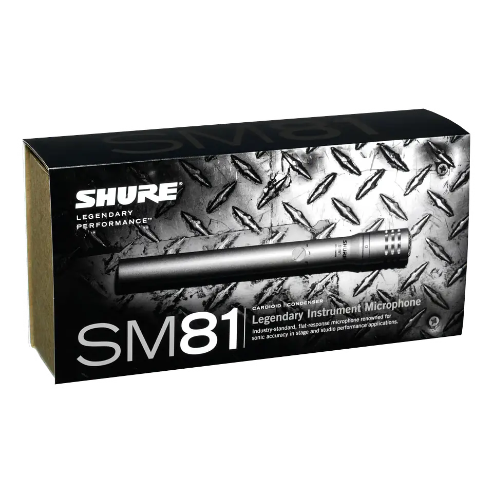 MICRÓFONO CONDENSADOR DE INSTRUMENTO SHURE SM81 2
