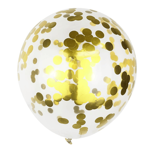 10 Balões Confettis 30CMS 3