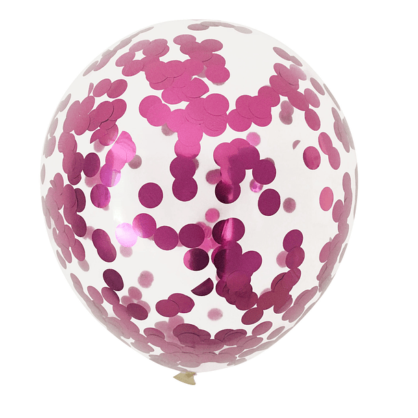 10 Balões Confettis 30CMS 6