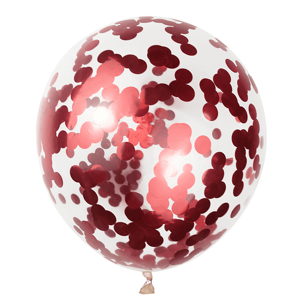 10 Balões Confettis 30CMS 7