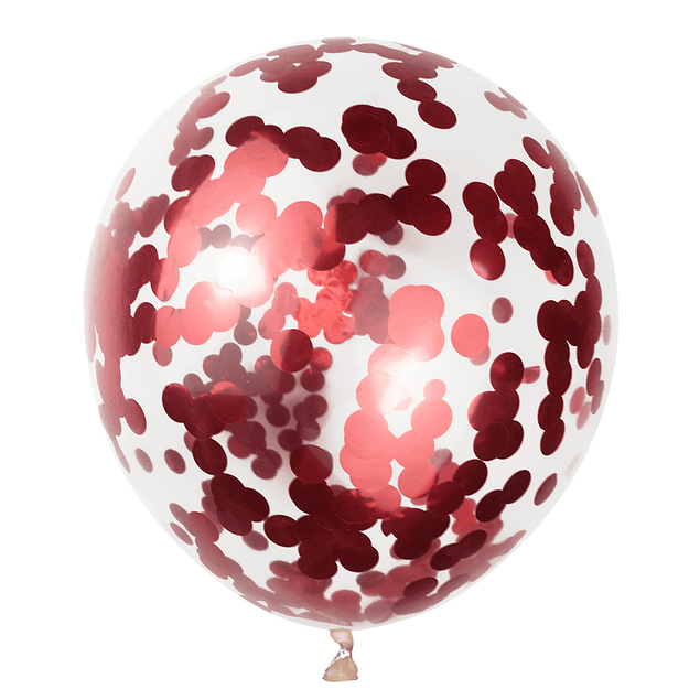 10 Balões Confettis 30CMS