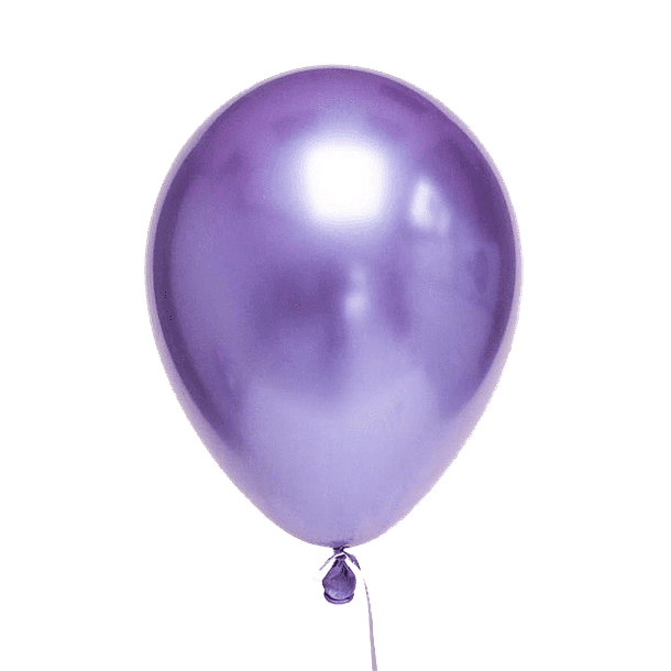 10 Balões Cromados 30CMS 6