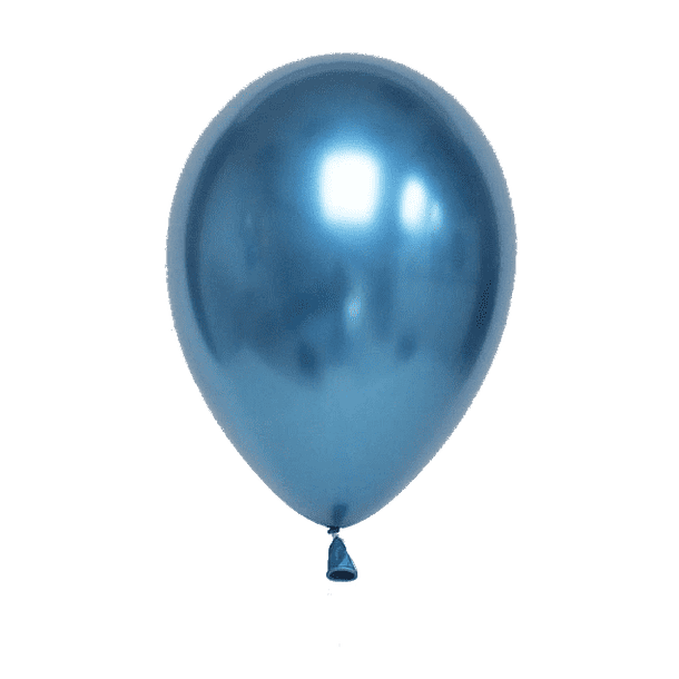 10 Balões Cromados 30CMS 8