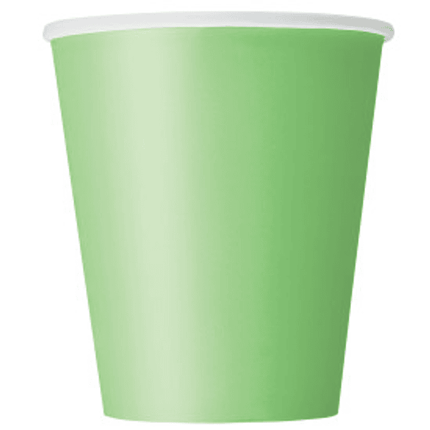 8 Vasos de Papel (Varios Colores) 10