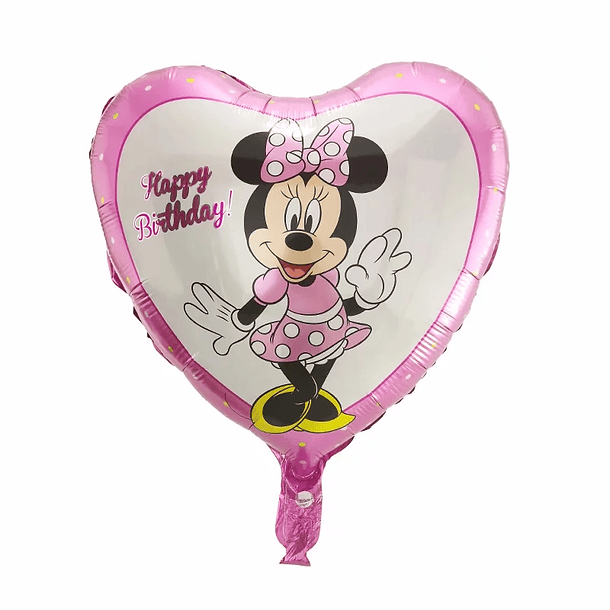 Balão Coração Minnie 1