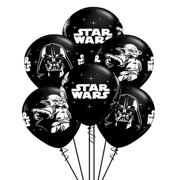 Conjunto de 5 Balões Star Wars 1